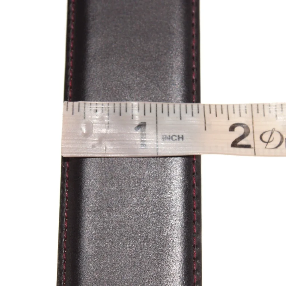 Paul Smith NWT Classic Brogue Belt Size 36 US Red Leather Made in Spain